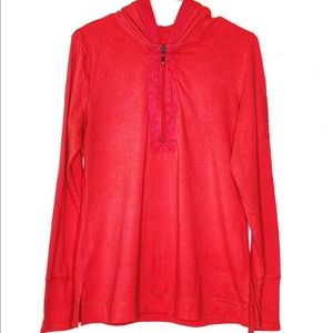 Danskin Now Coral 1/4 Zip Pullover